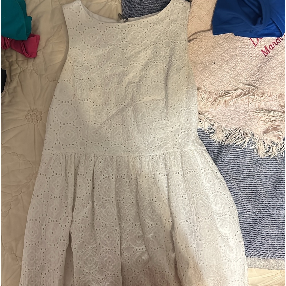 white dress